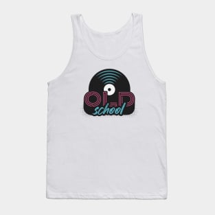 Retro Old School Record Collector // Vinyl Record Junkie Tank Top